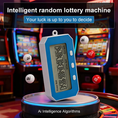 Nokade Lottery Number Picker, Al Lottery Machine,Number Selector, Intelligent Lottery Assistant, Quick Pickto Lottery Number Toy Car Alarm Clock