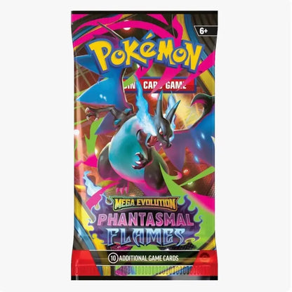 Pokemon TCG: Mega Evolution - Phantasmal Flames Booster Pack [ME02] 10 Cards per Pack — English Ver