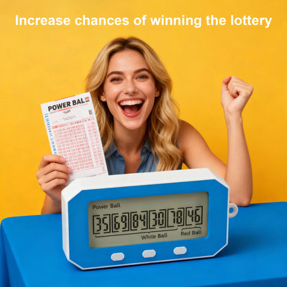 Nokade Lottery Number Picker, Al Lottery Machine,Number Selector, Intelligent Lottery Assistant, Quick Pickto Lottery Number Toy Car Alarm Clock